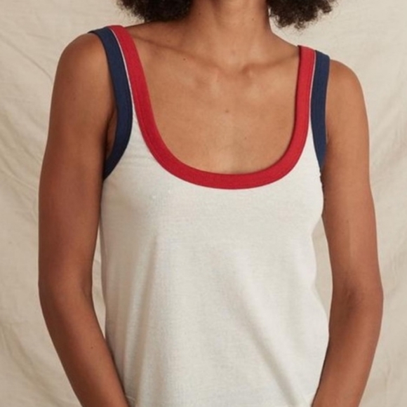 Marine Layer Tops - Marine Layer ReSpun Tank in Natural
